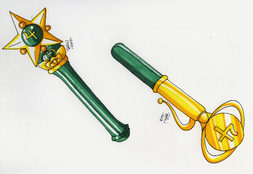 Sailor Jupiter Henshin Pens by Tini