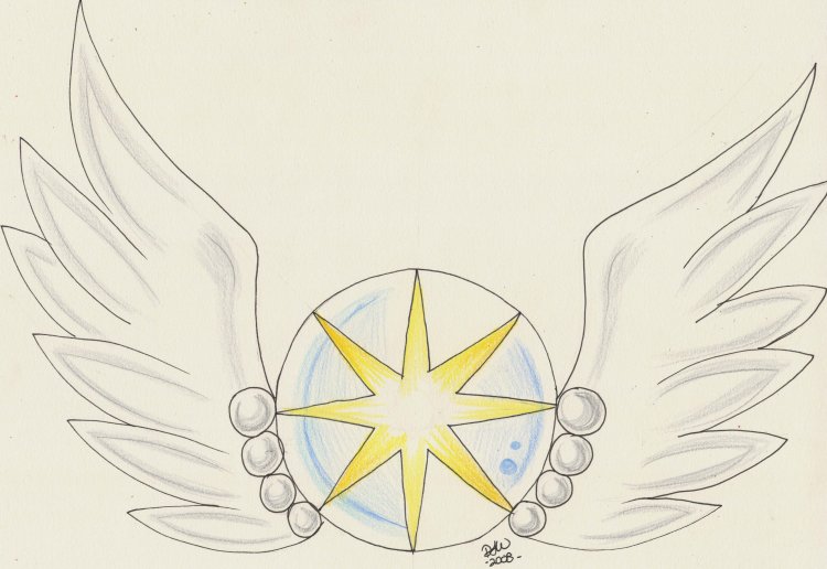 Sailor Cosmos' Brooch by Tini