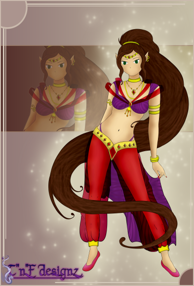 Shahra the Arabian Dancer by TnFDESIGNER