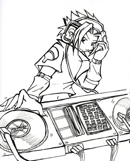 Sasuke is a DJ? by Toaster
