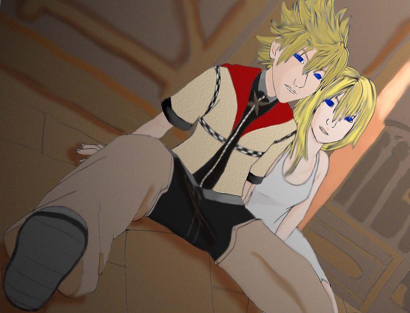 Roxas and Namine by Toboe91