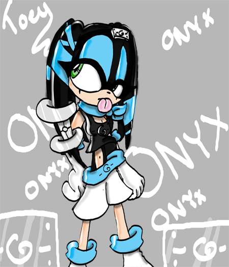 Onyx the Echidna by Toey