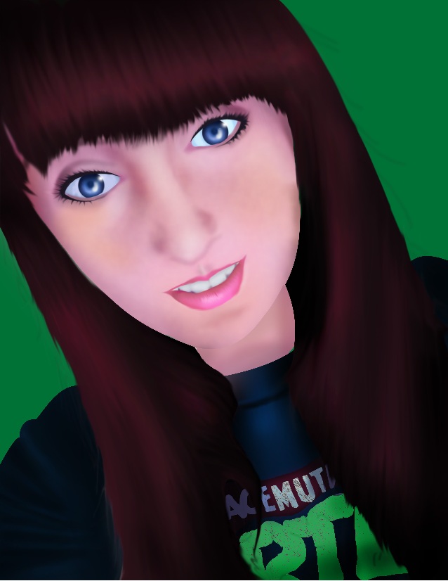 Self-Portrait (Speed Painting) by TokyoKitty