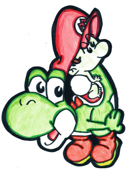 Yoshi and Baby Mario by TomandJerry