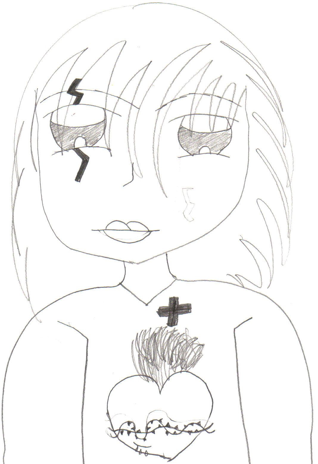 Tomboy Anime Girl Drawing Coloring Pages Sketch Coloring Page