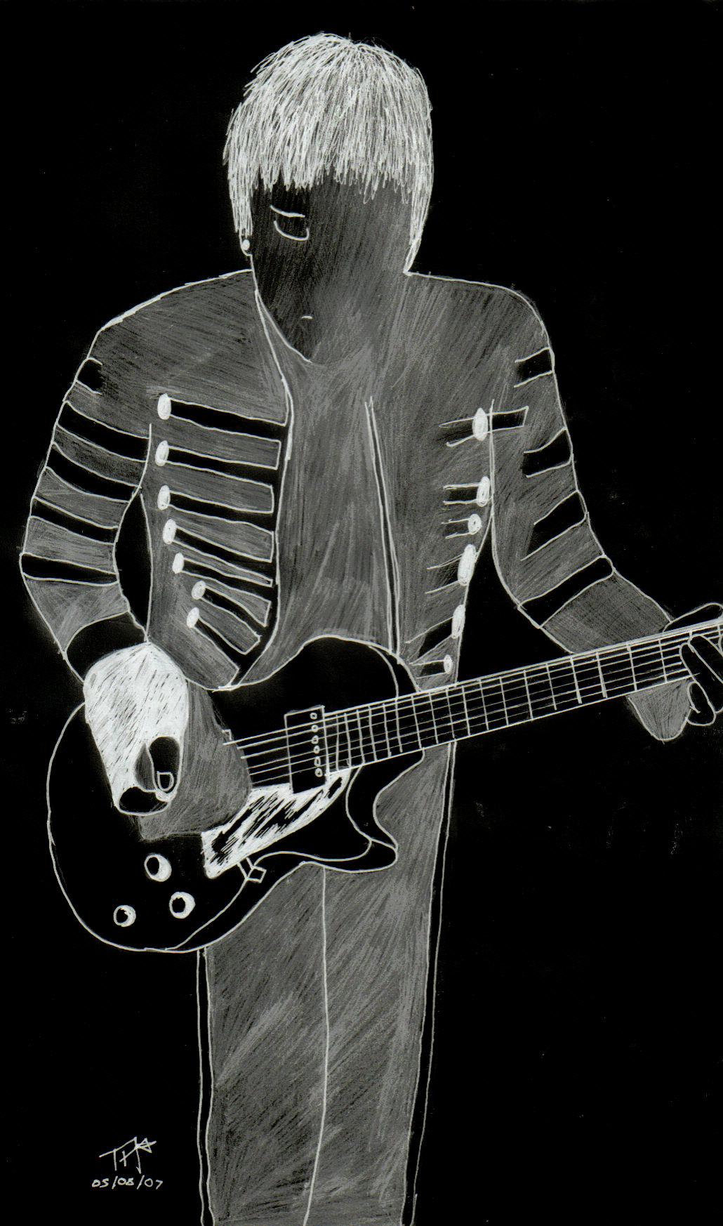 Frank Iero Shadow (Inverted) by TommyGun91