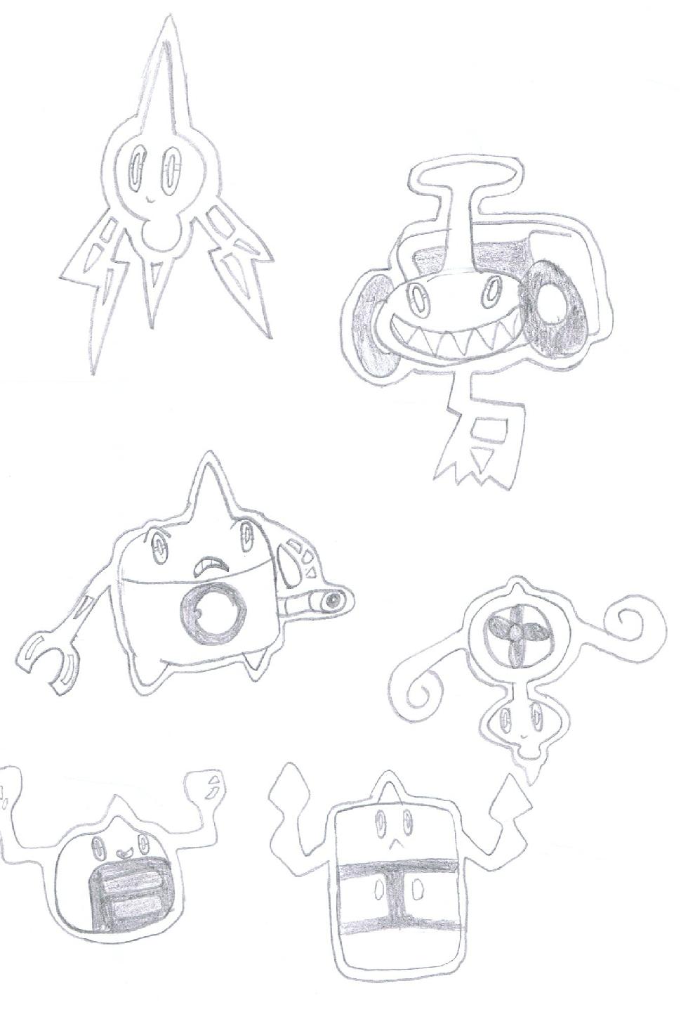 The forms of rotom by Tommy_the_hedgehog