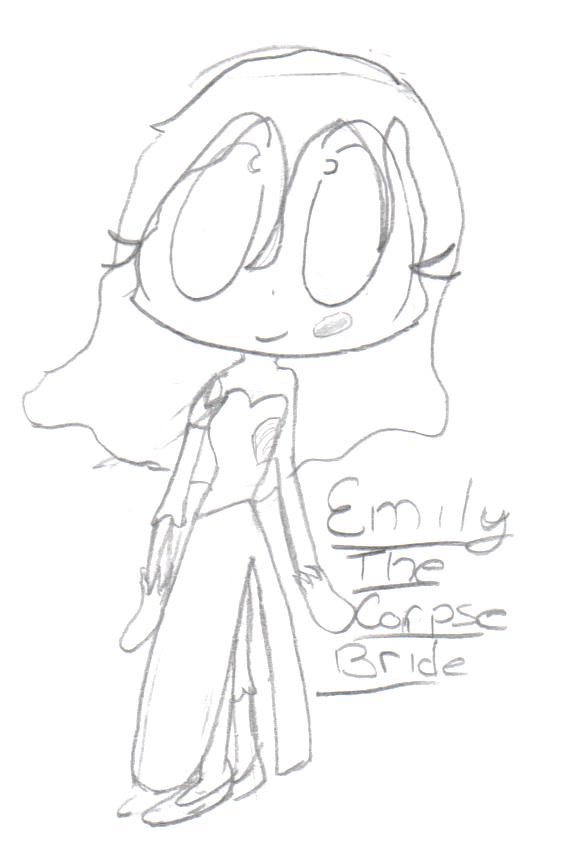 Emily, The Corpse Bride -Chibi Style- by Toonie