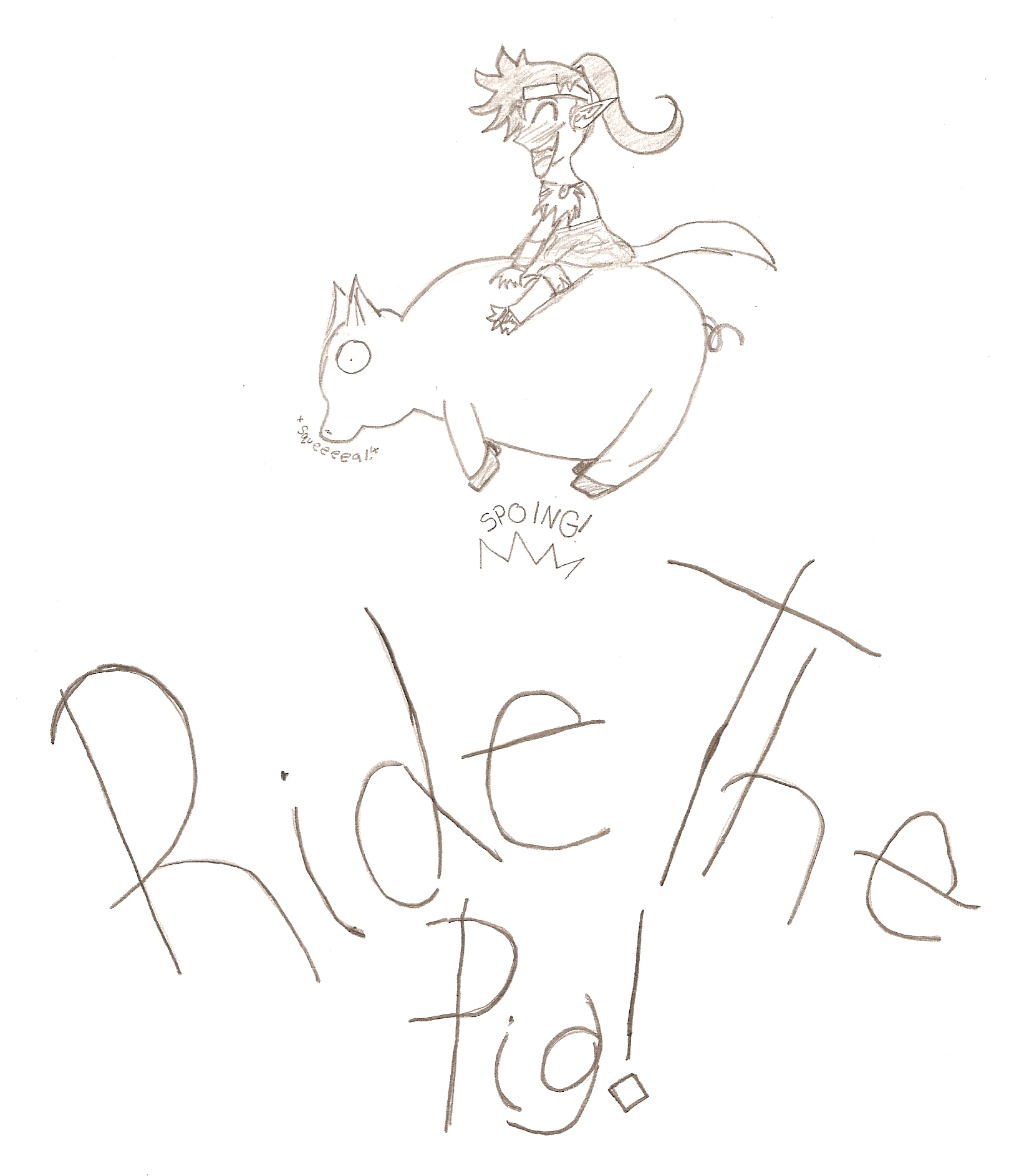 Ride The Pig! ~Kouga~ by ToowitDrunkie04