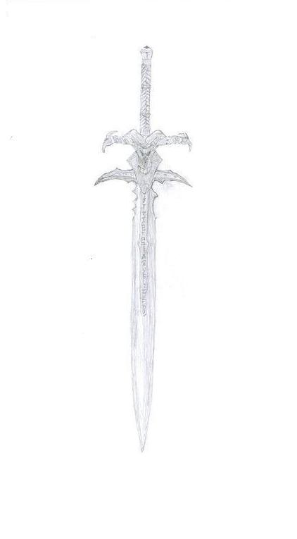 Frostmourne Sword.....Muhahahaha! by TopazDragon