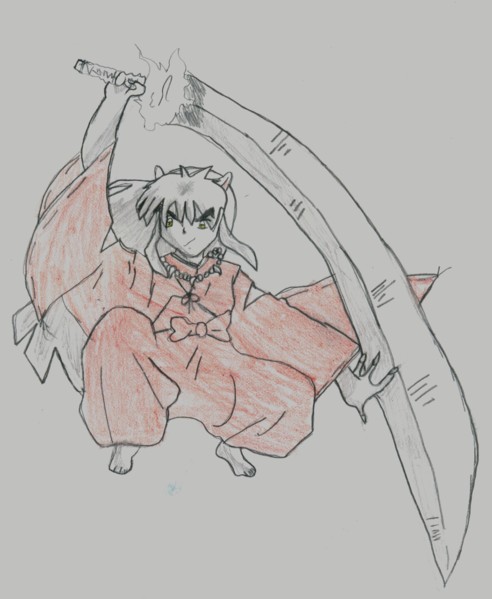 Inuyasha and his sword by Tore