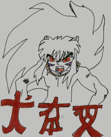 Inuyasha full demon form by Tore