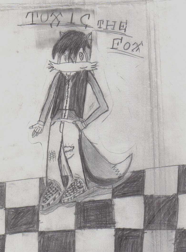 Toxic the fox(hand drawen) by Toxicthefox