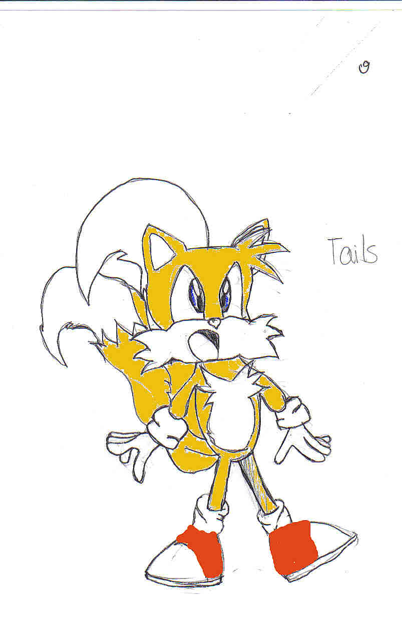 Tails: posing by TrenchCoater