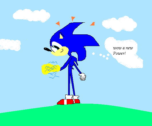 Sonics New power by Trevthehedgehog