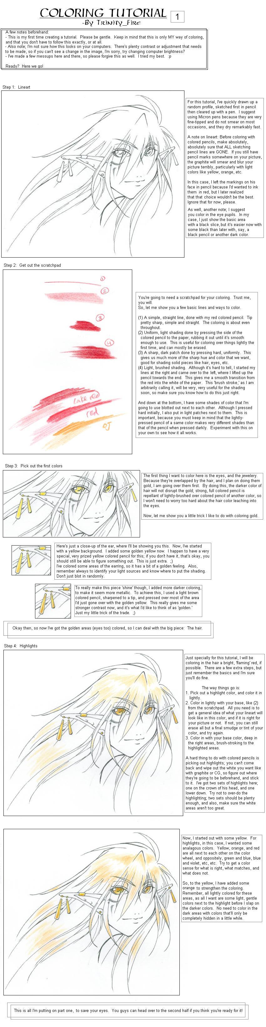 Coloring Tutorial - Part 1 by Trinity_Fire