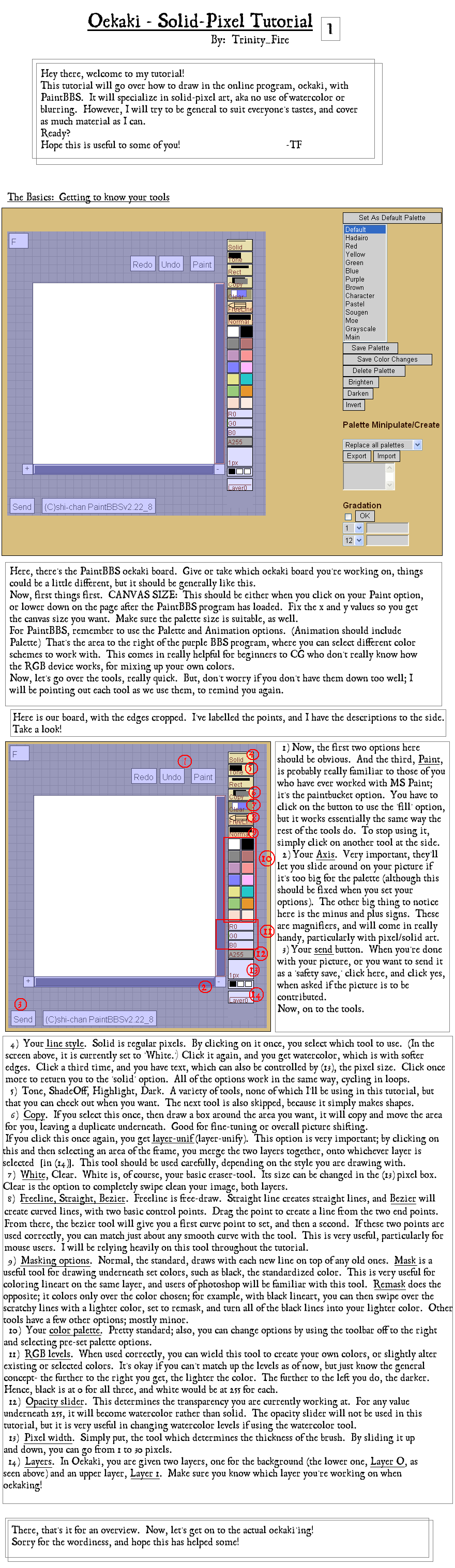 Oekaki Solid Pixel Tutorial - Part 1 by Trinity_Fire
