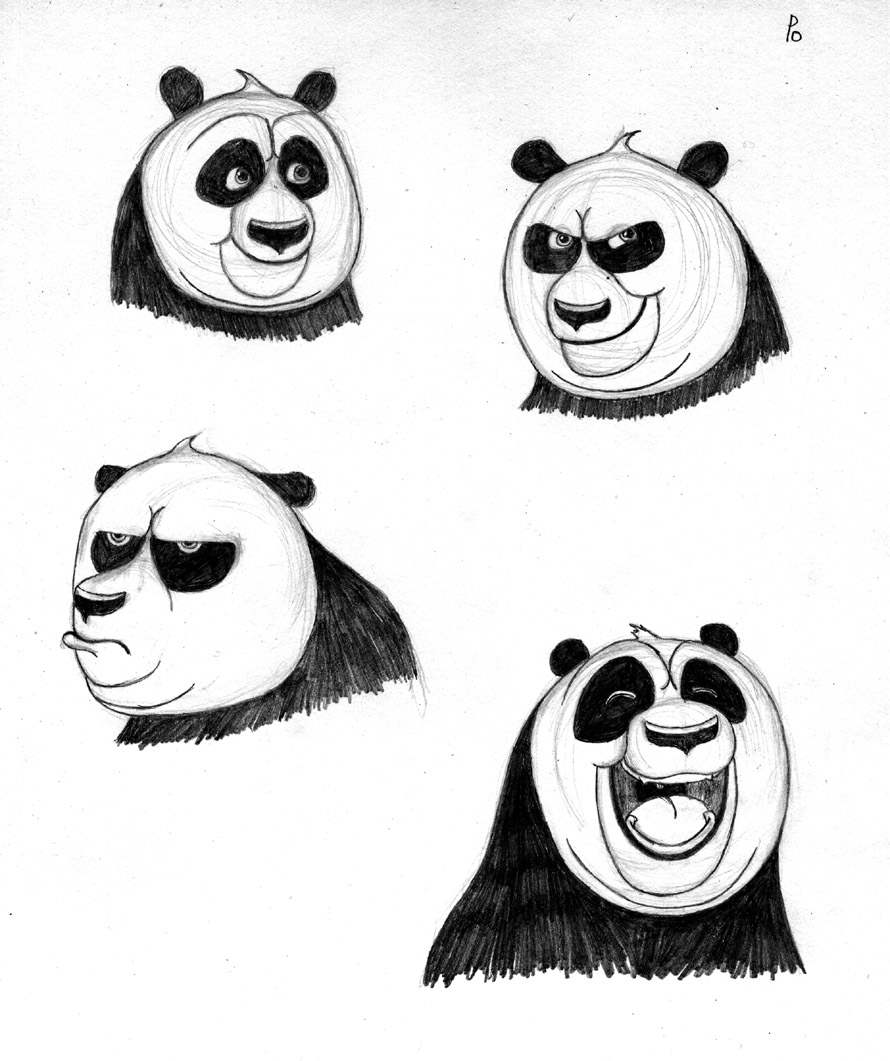 Sketches of Po by Triss