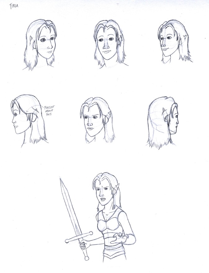Tiria Sketches by Triss