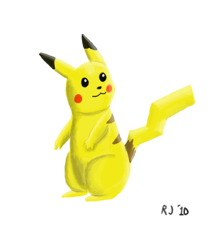 Paint Pikachu by Triss