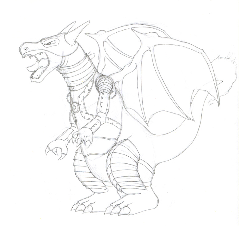 Armoured Charizard by Triss