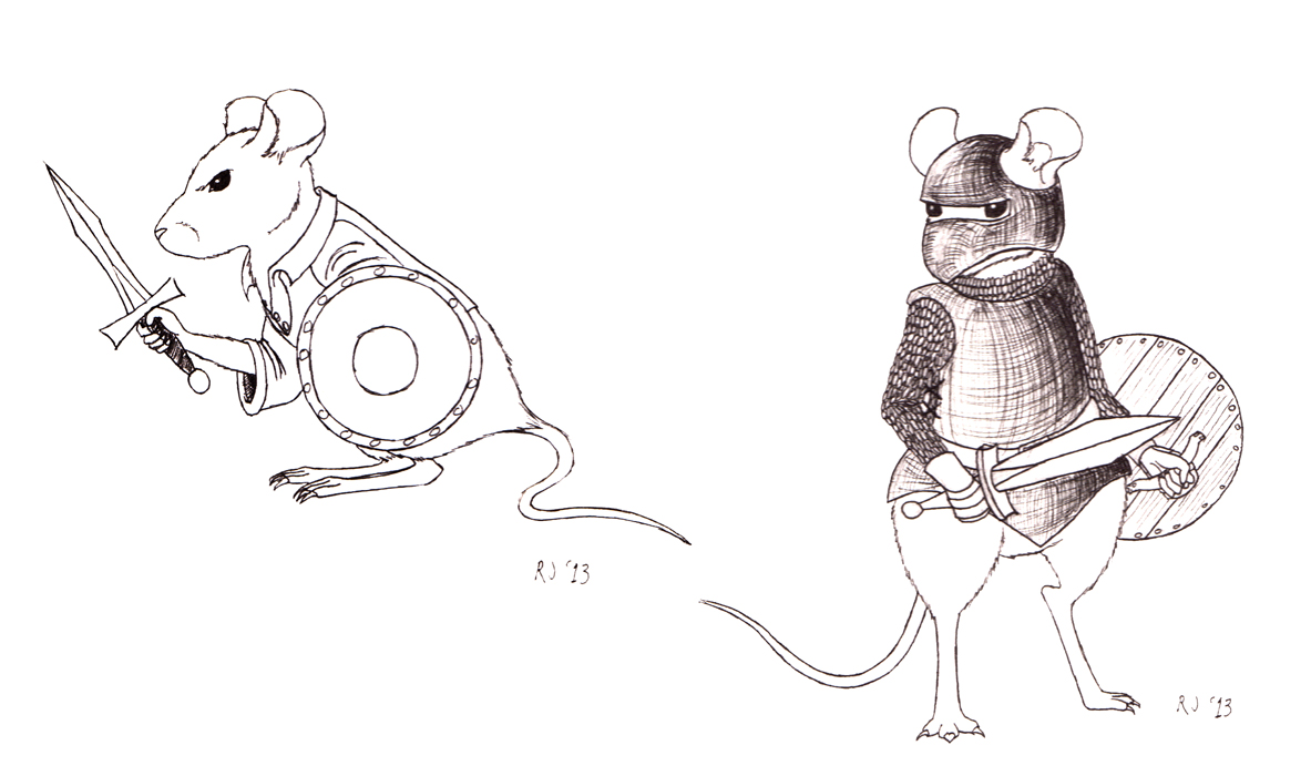 Redwall Mice Sketches by Triss