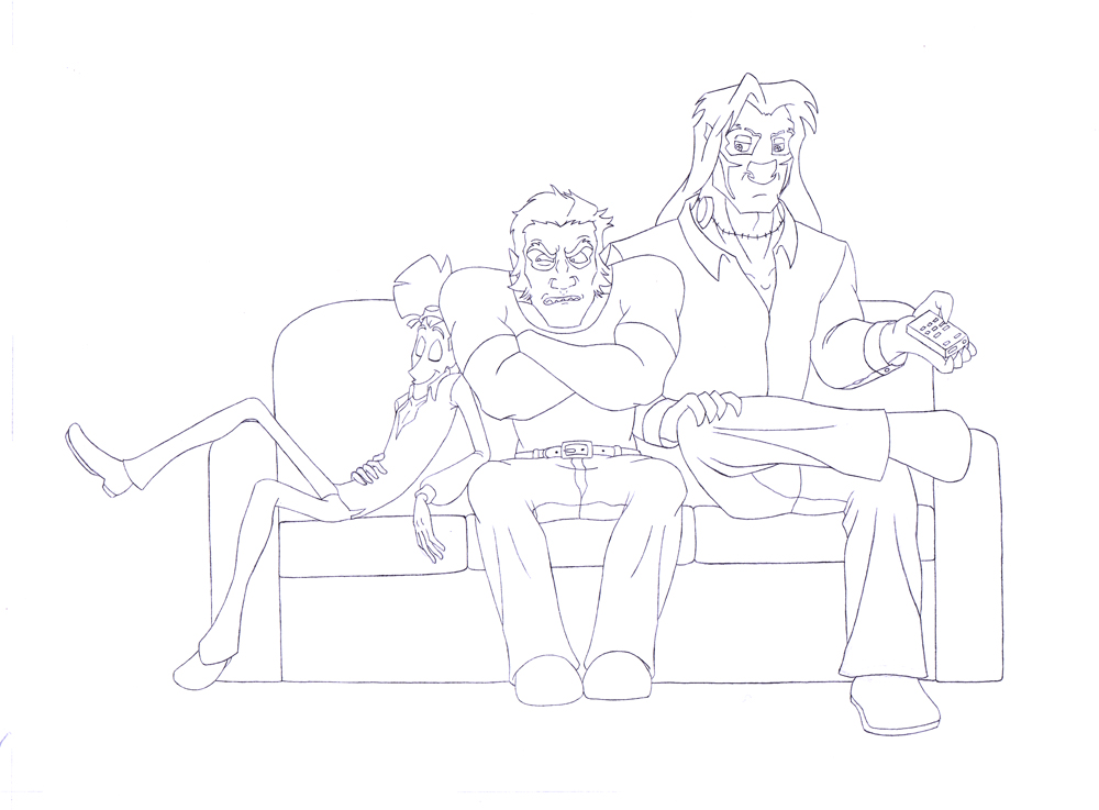 Vics, Steve and Adler WIP by Triss