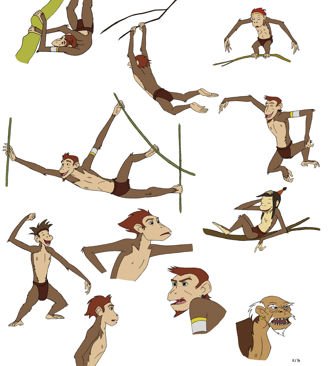 A Monkey's Tale Sketchdump 2 by Triss
