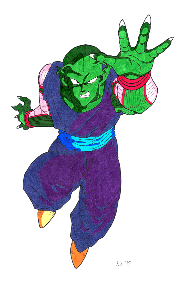 Piccolo in Markers by Triss