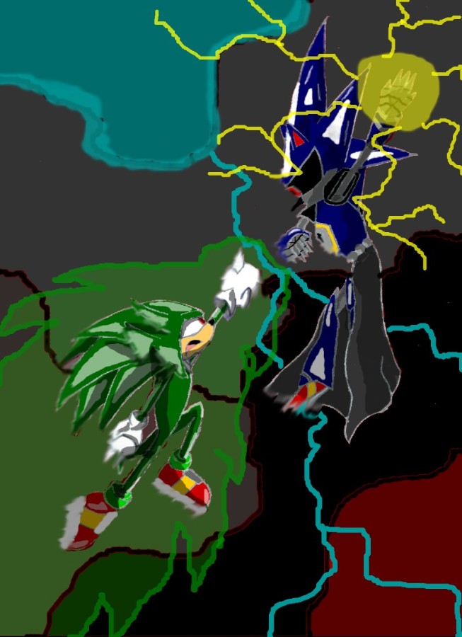 Sonic EXE vs Metal Knight Knux — Weasyl