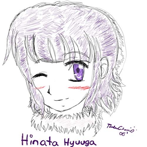 Hyuuga Hinata- Tablet Test by TsuNekoChan