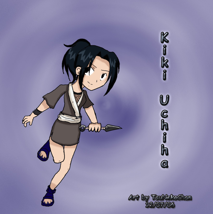 Kiki Uchiha for Inuyashasgirl720 by TsuNekoChan