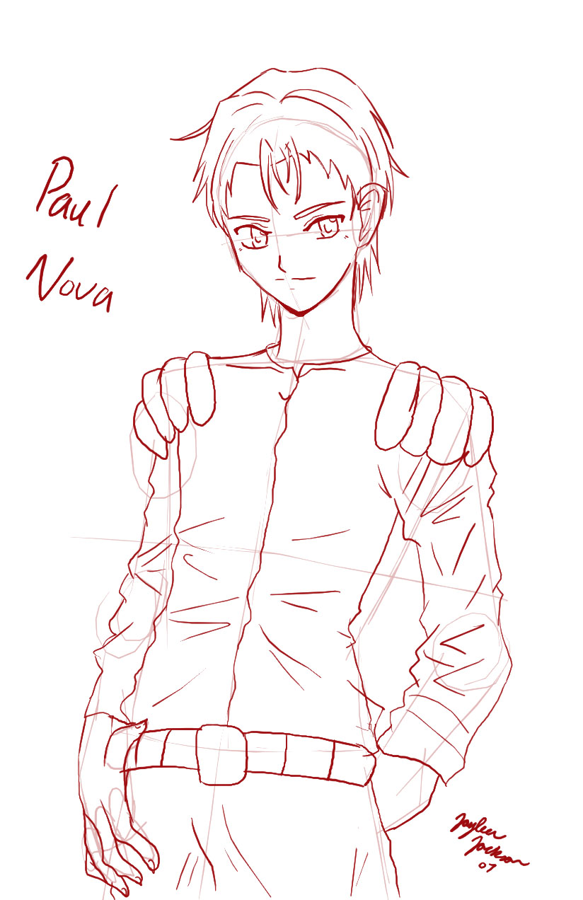 Paul Nova for Jedi sketch by TsuNekoChan