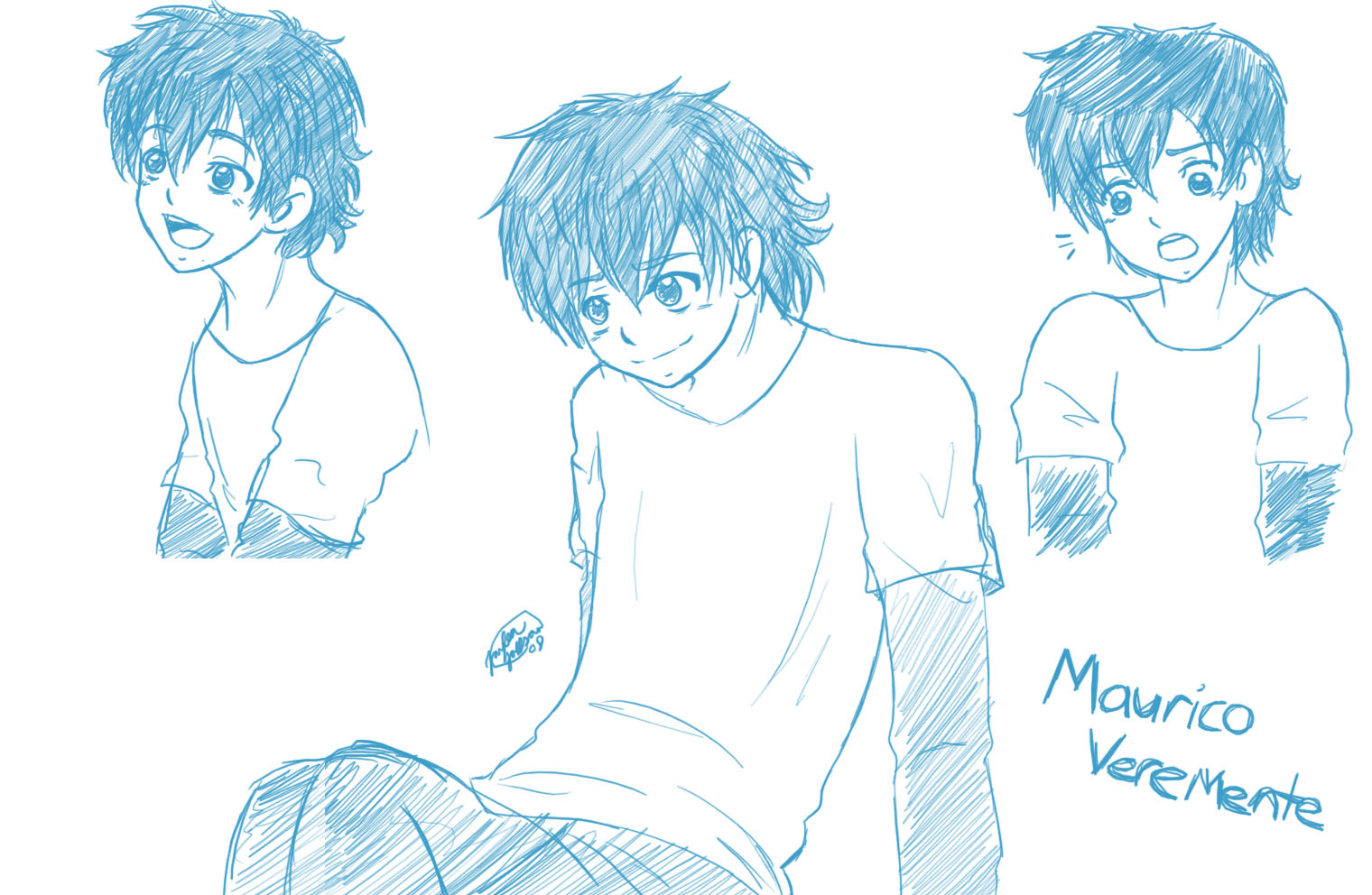 Mauricio Doodles by TsuNekoChan