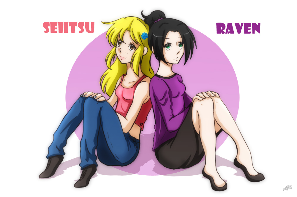 Seiitsu and Raven by TsuNekoChan