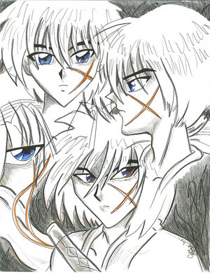 Kenshin collage by Tsubaru