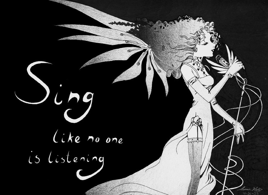 Sing--Choir Gift by TsukiNoNeko