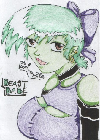 Beast Babe (colored) by Tuffyt