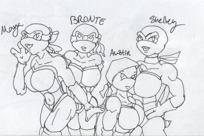 Female Turtles by Tuffyt