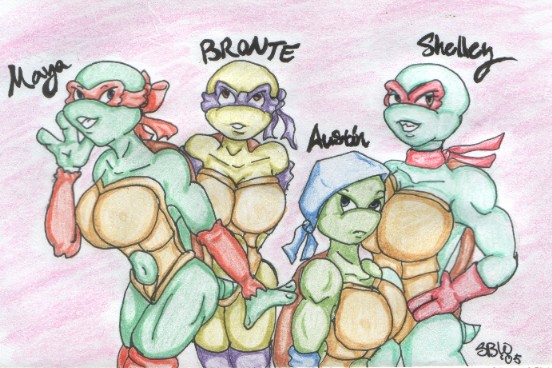 Female Turtles Colored by Tuffyt
