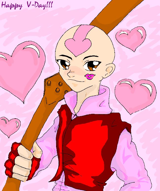 Happy V-Day Aang!! by Tuffyt