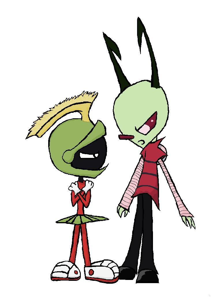 Marvin and Zim: mouse colored by Tugera