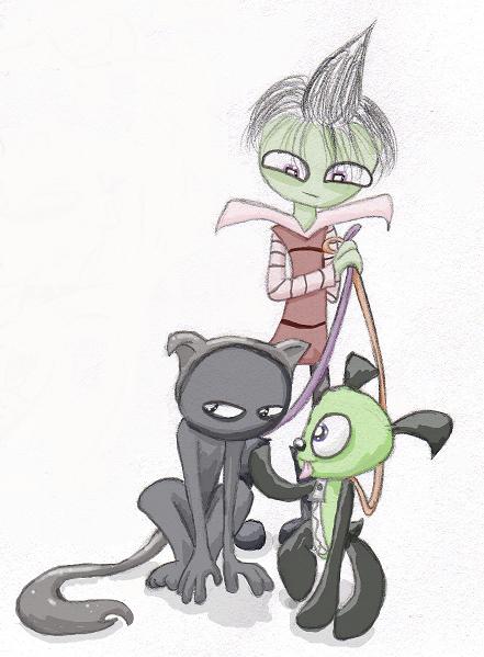 Zim's new pet by Tugera