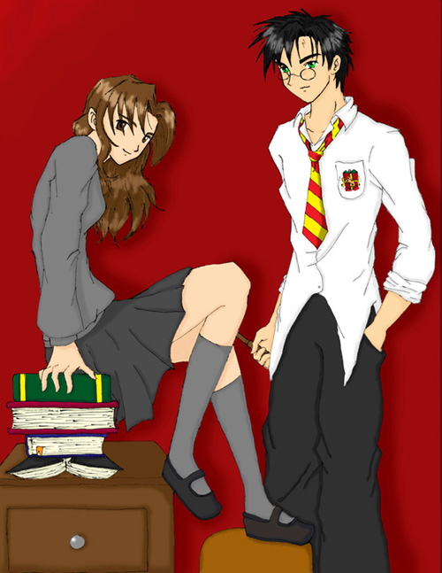 Harry and Hermione...again by Tutchangers