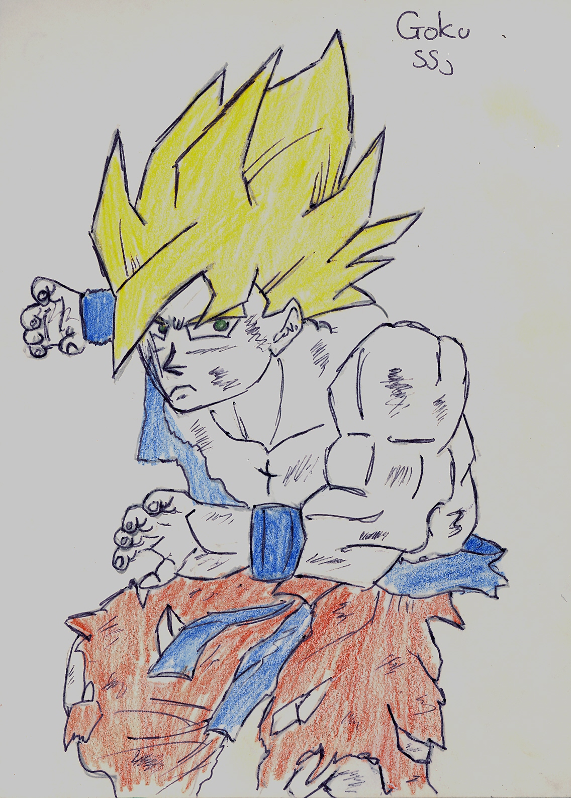 Goku Ssj (beat up) by Twiggi