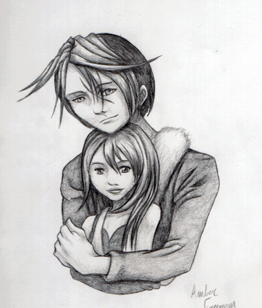 Squall and Rinoa by TwilightDragon