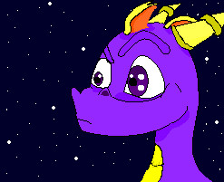 Spyro at Night by TwilightWolf1