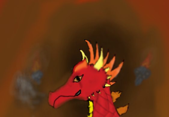 Fire Dragon by TwilightWolf1