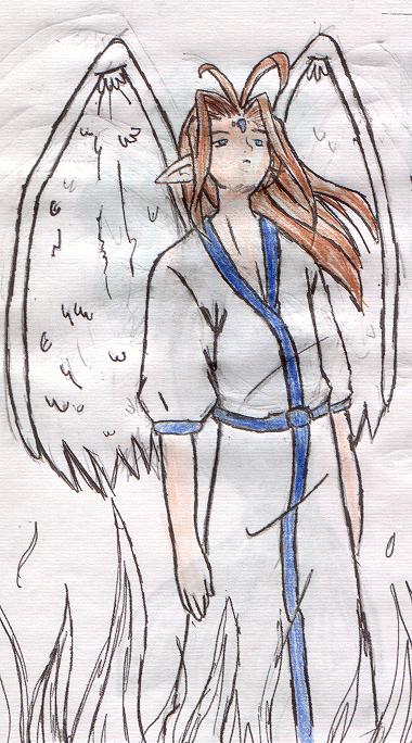 Kyosuno (fire angel) by Twin_Neko
