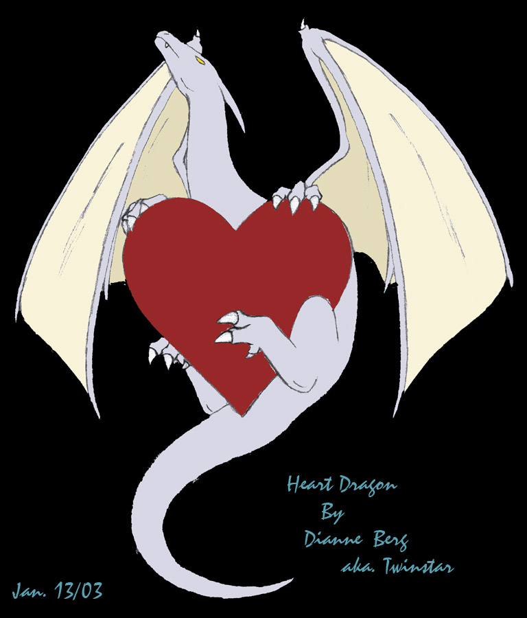 Heart Dragon by Twinstar